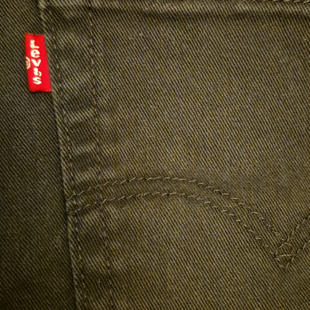 Levi's 510 Men's Jet Black Jeans ,sz.30"x32"×10"rise.(#1663) - Picture 4 of 12